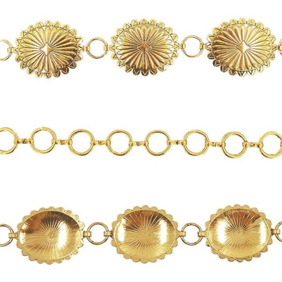 TOPACC Metal Chain Belt for Women Waist chains for Dresses Jeans Western Cowgirl main image 5